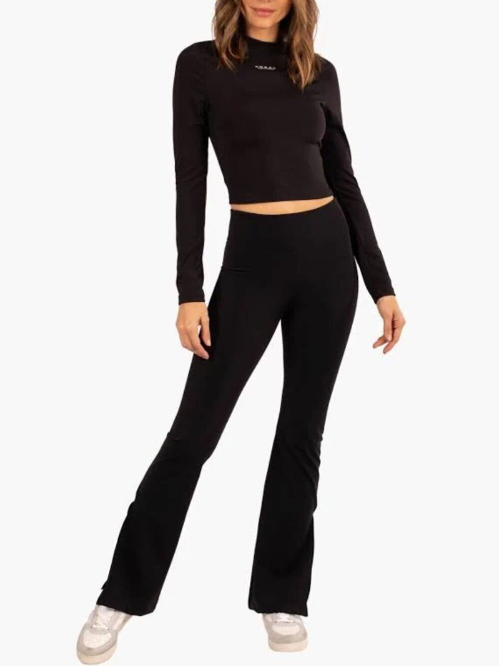 ☀️ Koral Illuminate Blackout High Rise Flare Leggings Black M NWT
